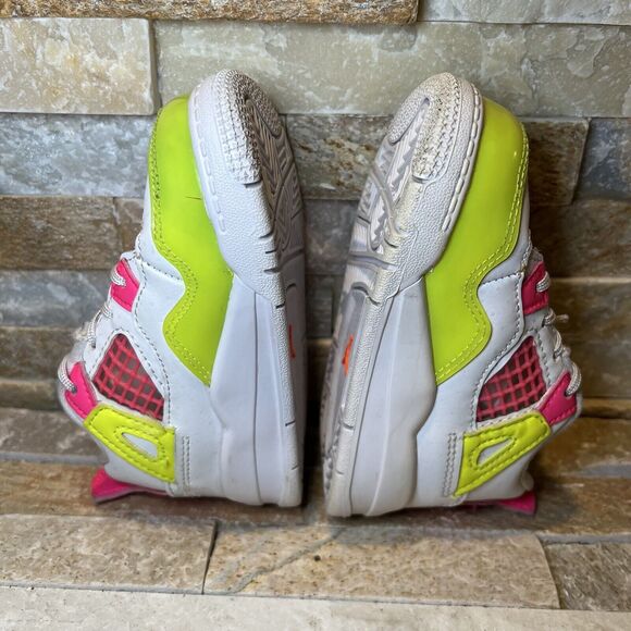 Air Jordan 4 GS Lemon Venom Shoes Toddler Size 6 CV7807-100 - Picture 7 of 11